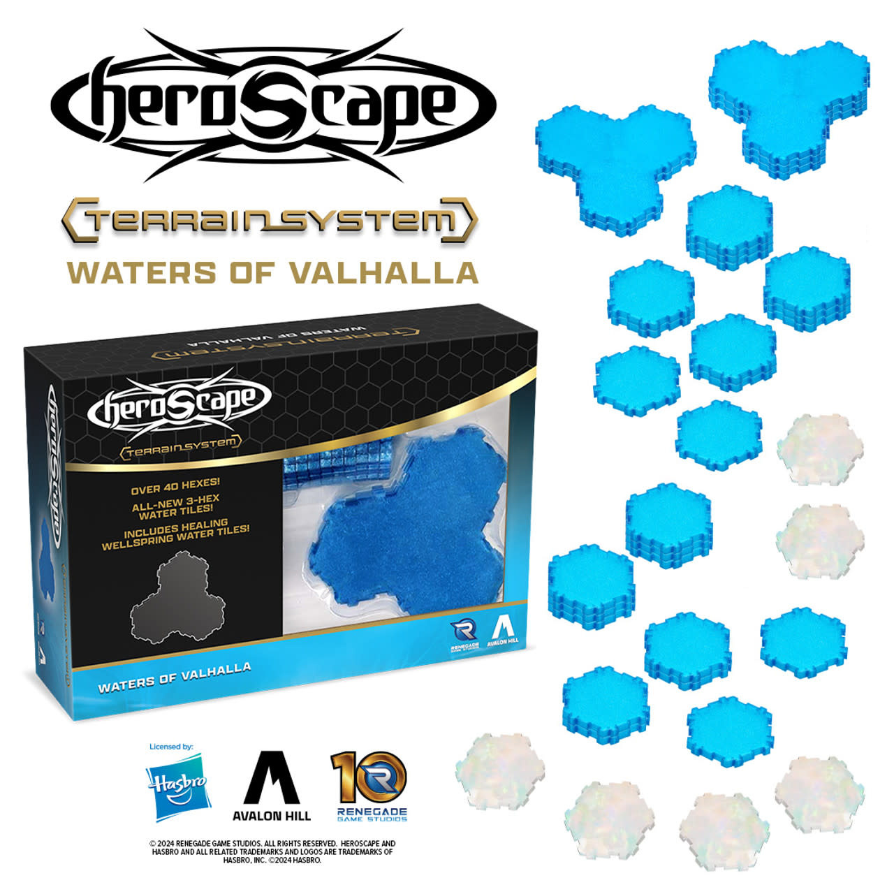 HEROSCAPE WATERS OF VALHALLA TERRAIN EXPANSION Le Maitre Du Jeu Verdun