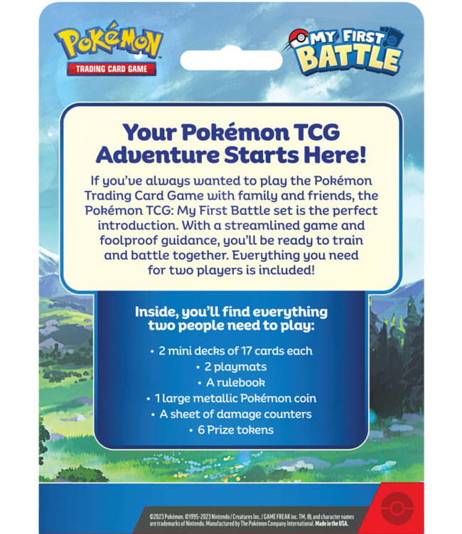 POKEMON MY FIRST BATTLE - PIKACHU & BULBASAUR (EN)