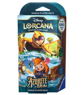Disney Lorcana: Azurite Sea - Starter Deck - Emerald & Sapphire (EN)