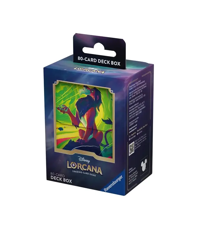 Disney Lorcana: Azurite Sea: Deck Box Scar