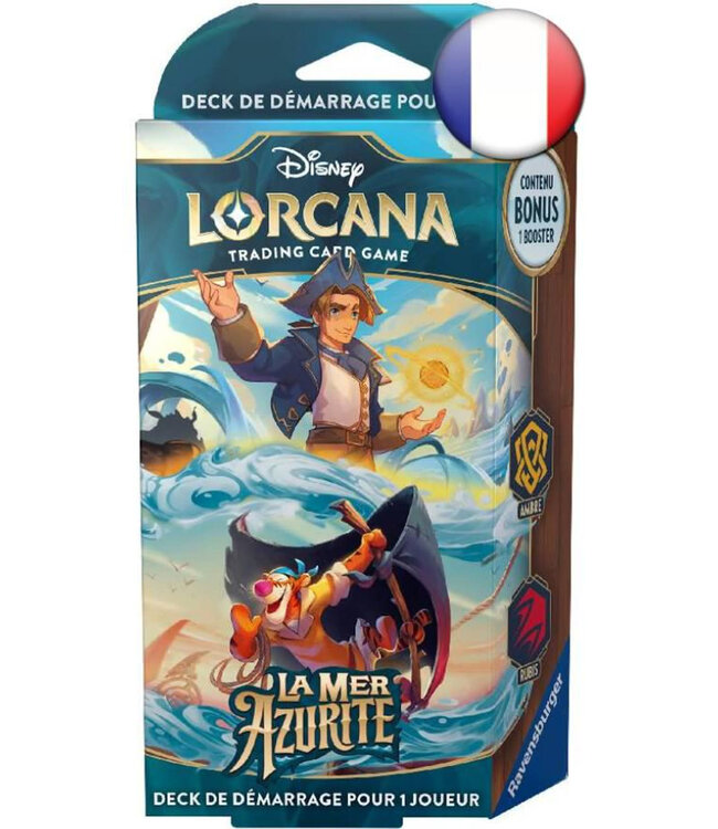 Disney Lorcana: Azurite Sea - Starter Deck - Amber & Ruby (FR)