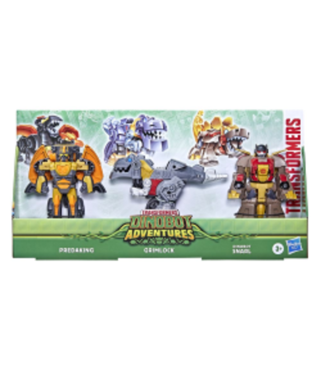 TRANSFORMERS - DINO RESCAN 3pk FIG