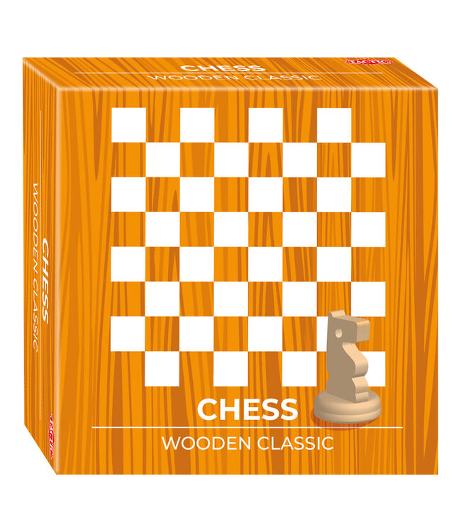 TACTIC  -  WOODEN CLASSIC  -  CHESS SET (ML)
