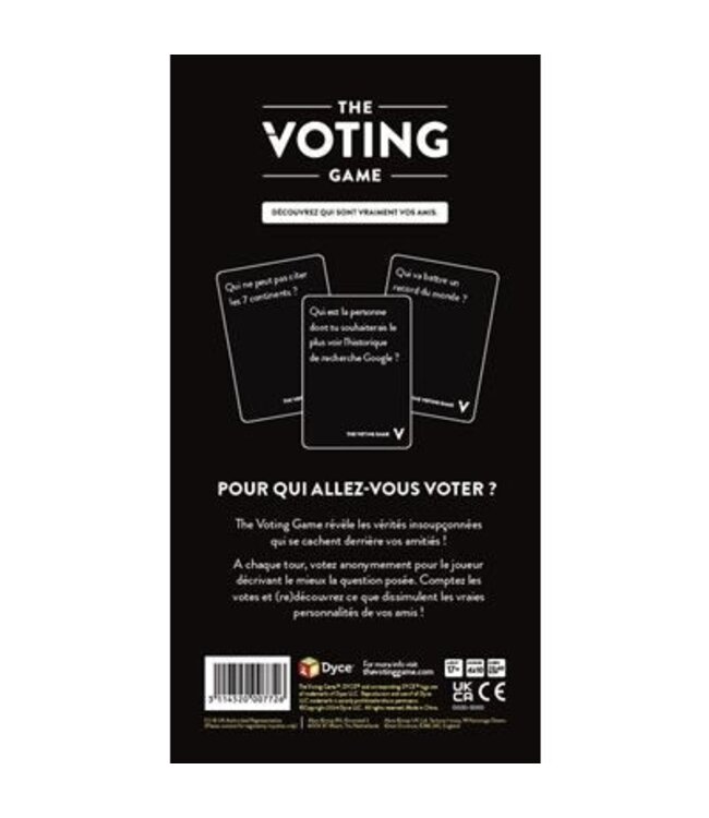 THE VOTING GAME  -  BASE GAME (FR)