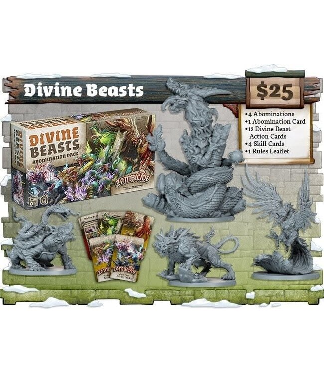 ZOMBICIDE - WHITE DEATH: DIVINE BEASTS - ABOMINATION PACK (EN)