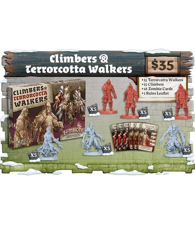 ZOMBICIDE - WHITE DEATH: CLIMBERS & TERRORCOTTA WALKERS (EN)