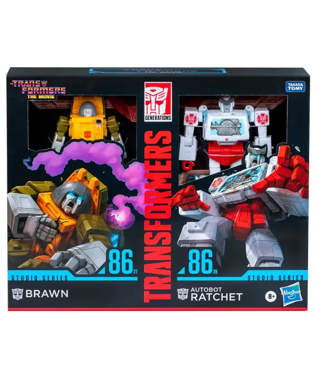 TRANSFORMERS - STUDIO SERIES 86 - BRAWN AUTOBOT RATCHET