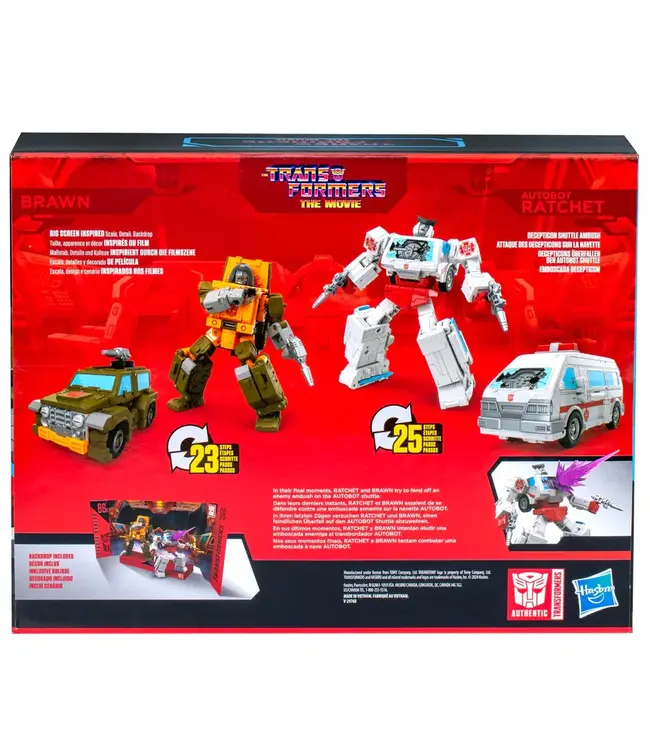 TRANSFORMERS - STUDIO SERIES 86 - BRAWN AUTOBOT RATCHET