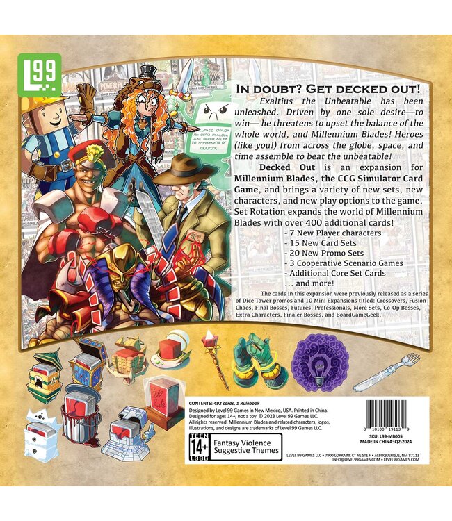 MILLENNIUM BLADES - DECKED OUT EXPANSION (EN)