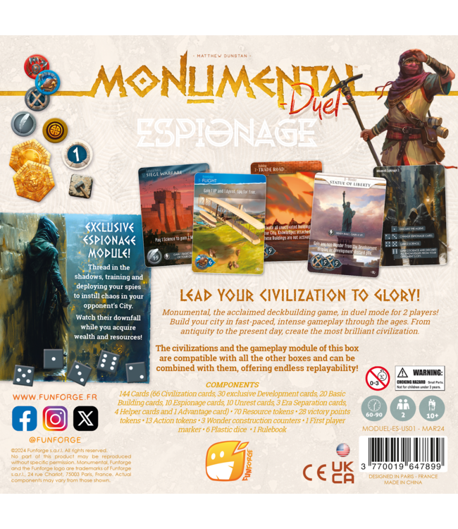 MONUMENTAL DUEL  -  ESPIONAGE (EN)