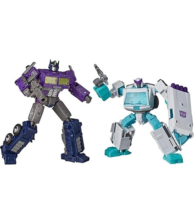 Transformer war for cybertron trilogy: shattered glass optimus prime & Shattered Glass Ratchet