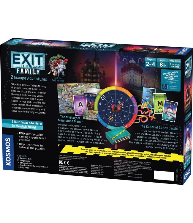 EXIT THE GAME  -  FAMILY  -  2 ESCAPE ADVENTURES (EN)