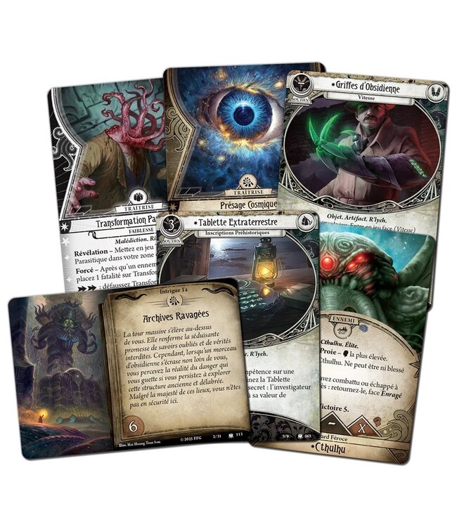 HORREUR À ARKHAM : LE JEU DE CARTES  -  LA CITÉ ENGLOUTIE  -  EXTENSION CAMPAGNE (FR)