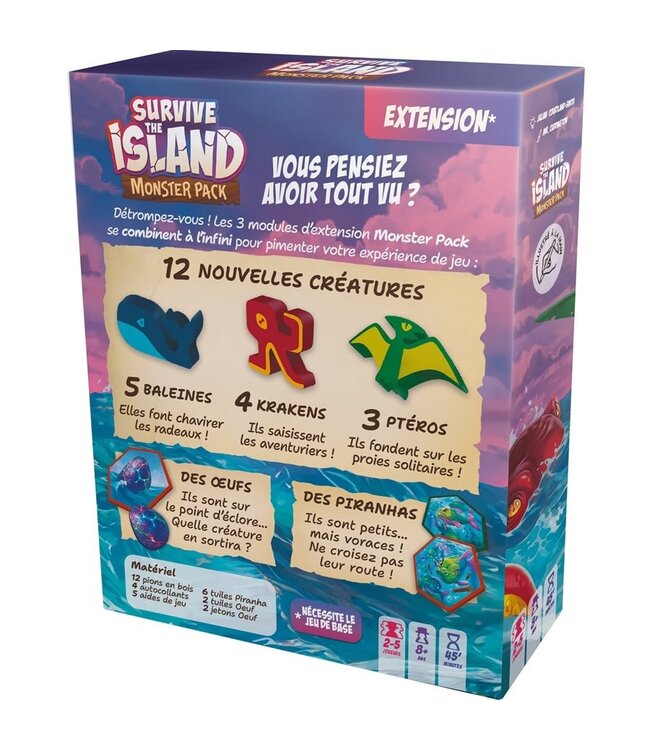 SURVIVE THE ISLAND: MONSTER PACK (FR)