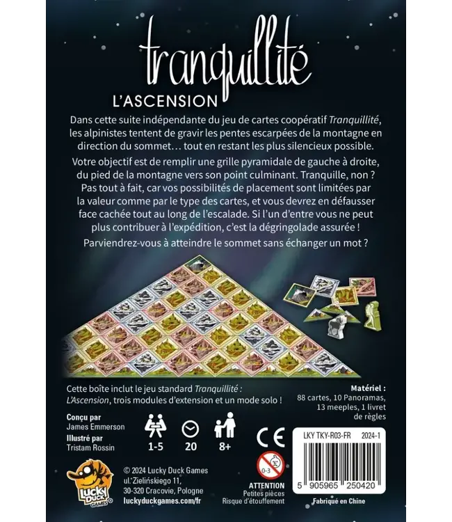 TRANQUILLITÉ  -  L'ASCENSION (FR)