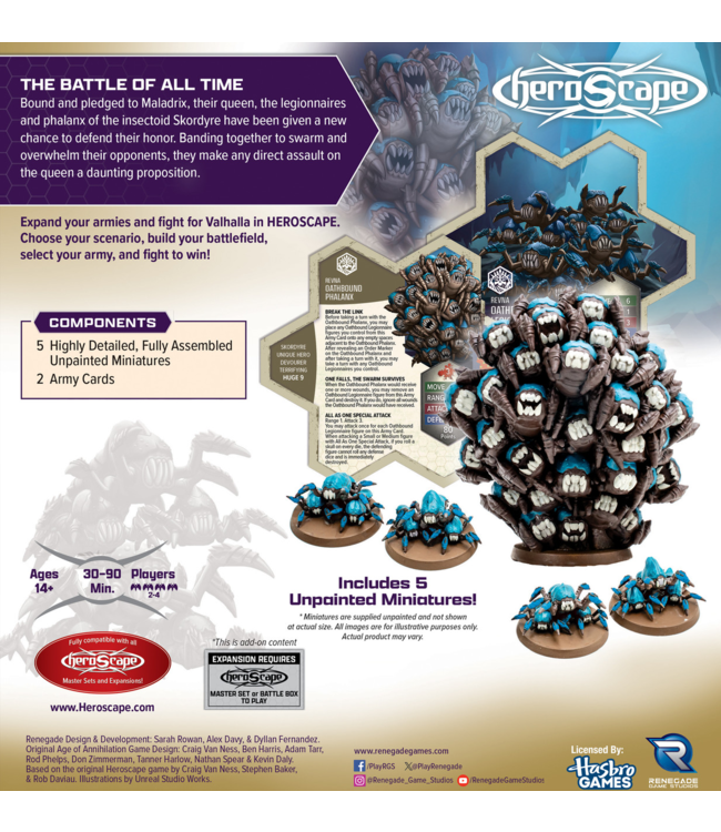 HEROSCAPE: RISING TIDE OATHBOUND PHALANX AND OATHBOUND LEGIONNAIRES ARMY - EXPANSION