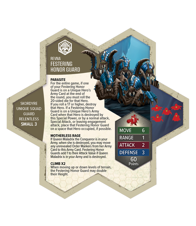 HEROSCAPE: RISING TIDE QUEEN MALADRIX AND FESTERING HONOR GUARD ARMY - EXPANSION