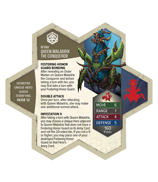 HEROSCAPE: RISING TIDE QUEEN MALADRIX AND FESTERING HONOR GUARD ARMY - EXPANSION