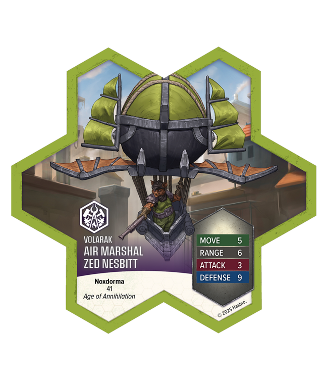 HEROSCAPE  -  AGE OF ANNIHILATION  -  AIR MARSHAL ZED NESBITT - ARMY EXPANSION (EN)