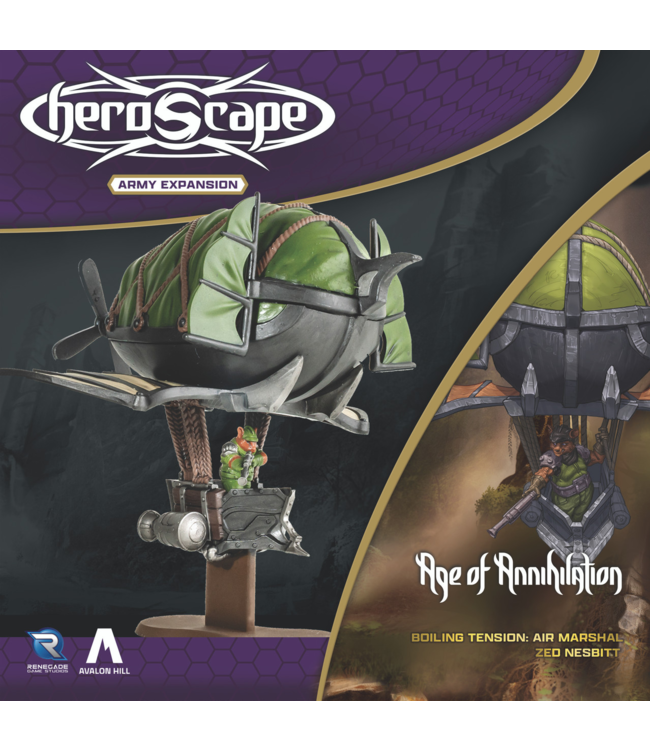 HEROSCAPE  -  AGE OF ANNIHILATION  -  AIR MARSHAL ZED NESBITT - ARMY EXPANSION (EN)