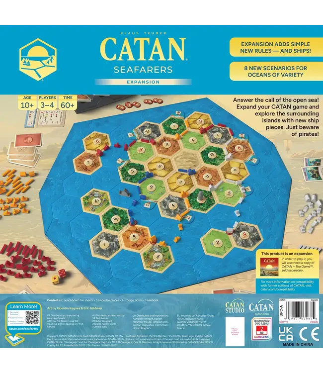 CATAN  -  SEAFARERS EXPANSION - 6TH EDITION (EN)