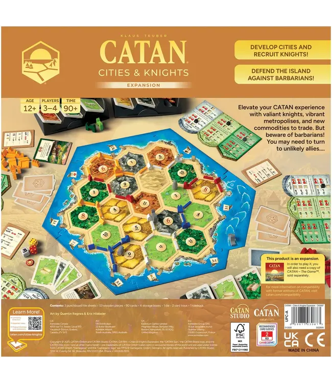 CATAN  -  CITIES & KNIGHTS EXPANSION - 6TH EDITION (EN)