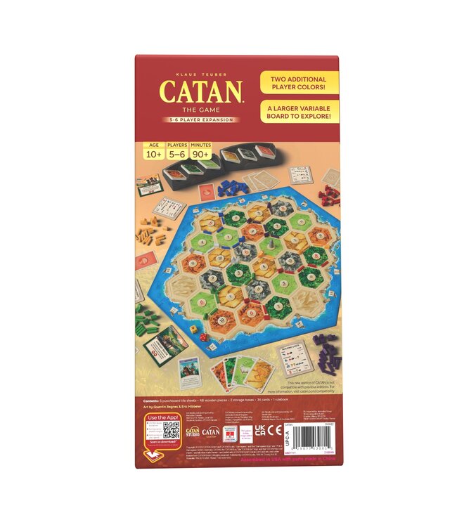 CATAN  -  5-6 PLAYER EXPANSION - 6TH EDITION (EN)