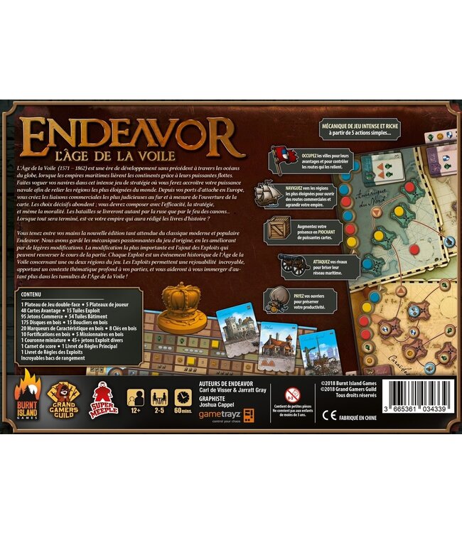 ENDEAVOR  -  L'ÂGE DE LA VOILE (FR)