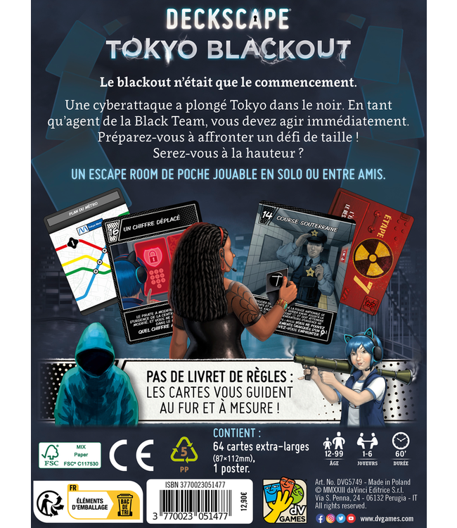 DECKSCAPE  -  TOKYO BLACKOUT (FR)