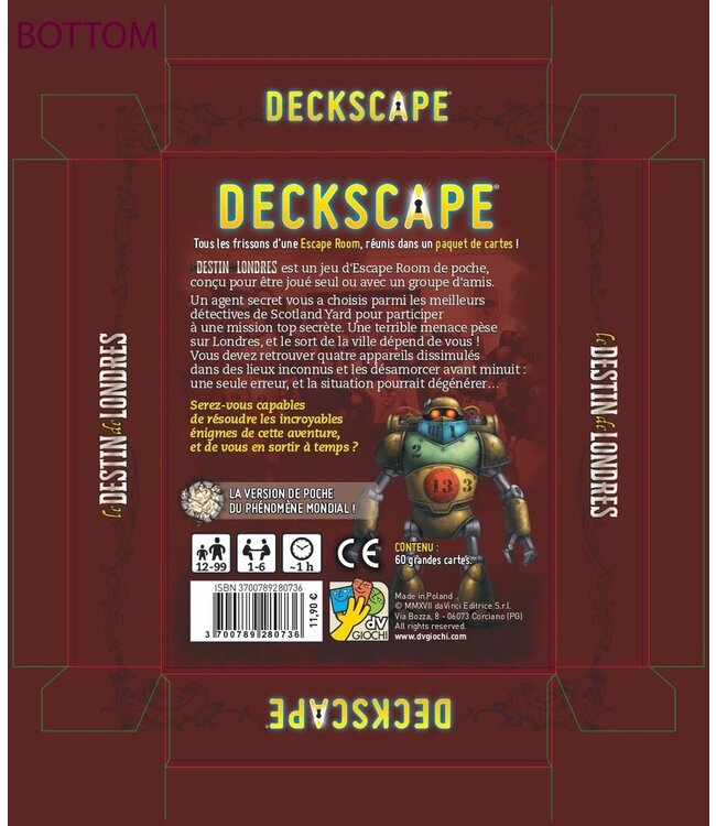 DECKSCAPE  -  LE DESTIN DE LONDRES (FR)