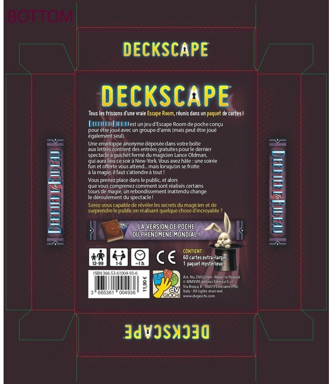 DECKSCAPE  -  DERRIÈRE LE RIDEAU (FR)