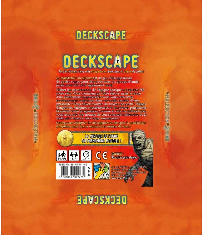 DECKSCAPE  -  LA MALÉDICTION DU SPHINX (FR)