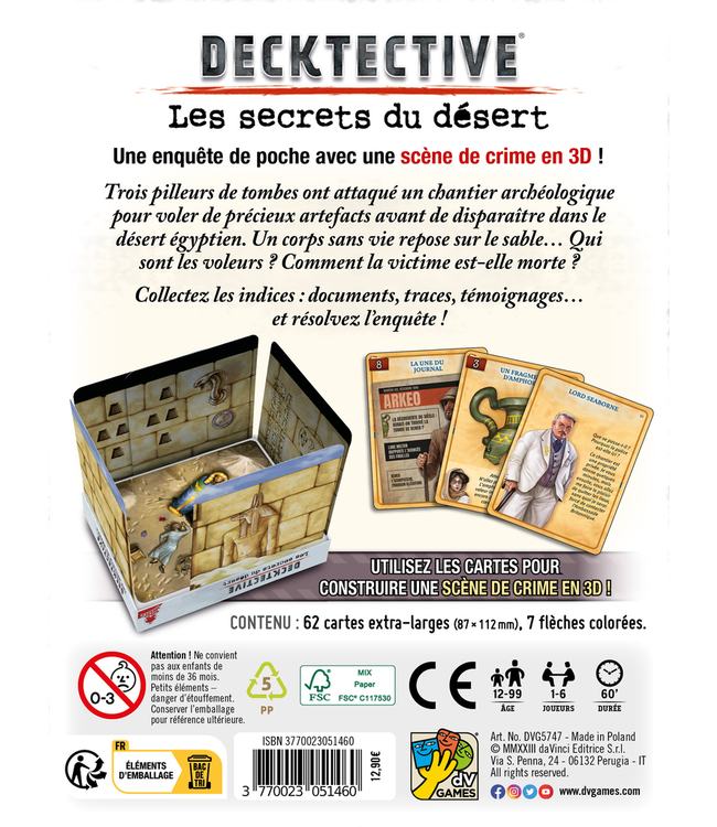 DECKTECTIVE  -  LES SECRETS DU DESERT (FR)