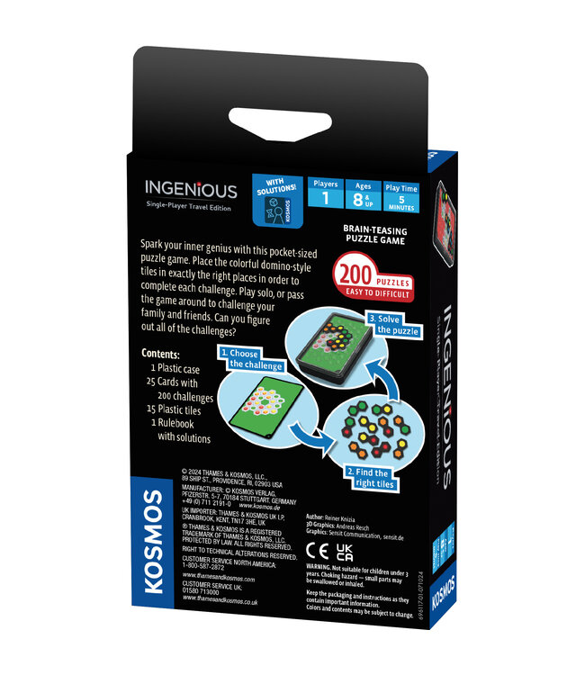 INGENIOUS  -  SINGLE-PLAYER TRAVEL EDITION (EN)