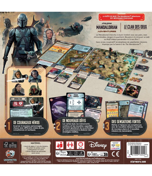 STAR WARS:  LE MANDALORIEN:  ADVENTURES : LE CLAN DES DEUX - EXTENSION (FR)