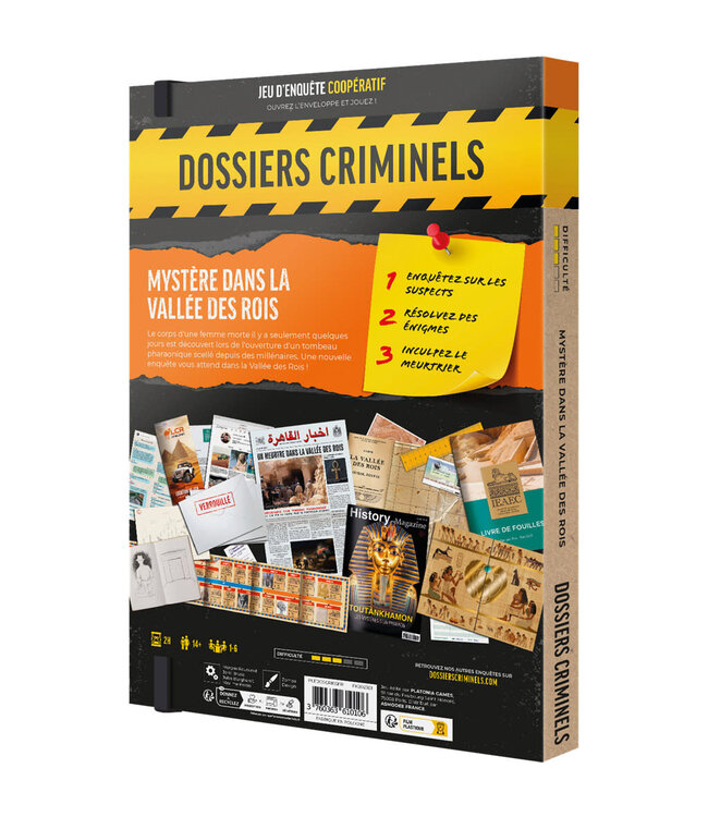 DOSSIERS CRIMINELS:  DANS LA VALLÉE DES ROIS (FR)
