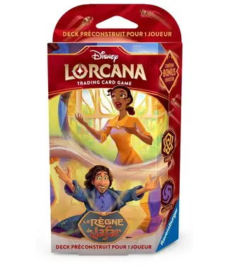 DISNEY LORCANA  -  LE RÈGNE DE JAFAR  -  DECK DE DÉMARRAGE - TIANA & BRUNO - AMBRE & AMÉTHISTE (FR)