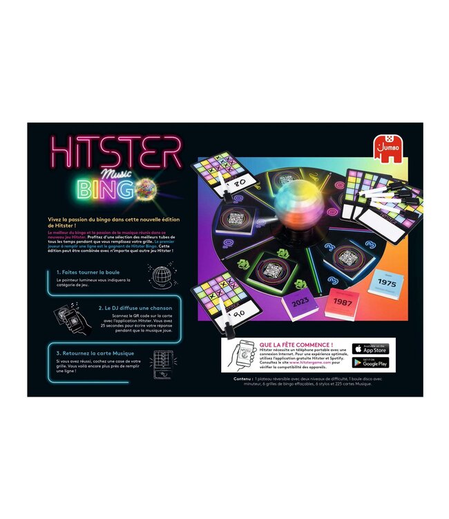 HITSTER BINGO - JEU DE PARTY MUSICAL (ML)
