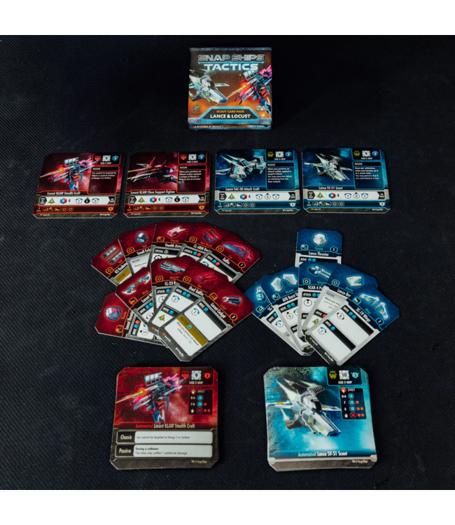 SNAP SHIPS TACTICS : SCOUT SHIPS CARD PACK – LANCE & LOCUST (EN)