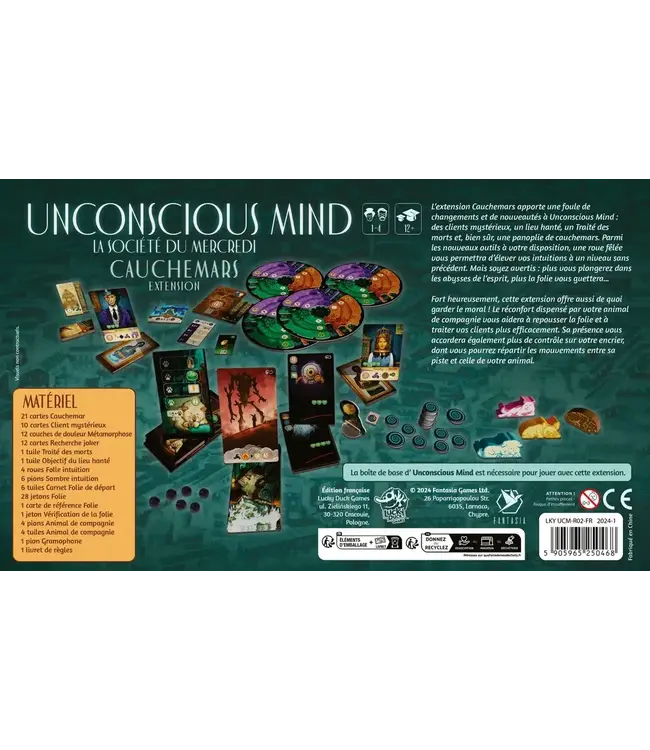 UNCONSCIOUS MIND  -  EXTENSION  CAUCHEMARS (FR)