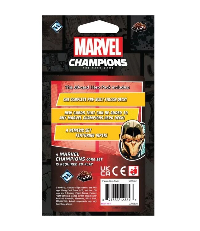 Marvel Champions JCE: Falcon - Paquet Heros (FR)
