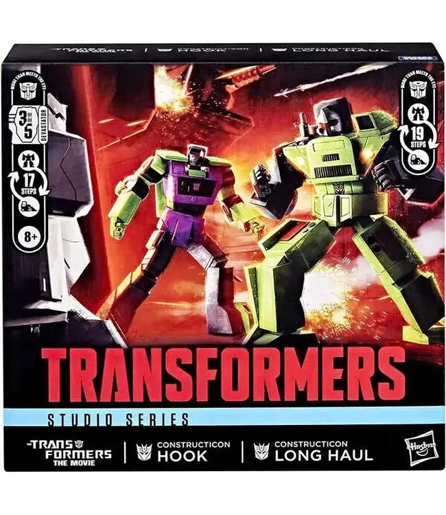 Transformers Studio series Constructicon dual pack Hook and Longhaul