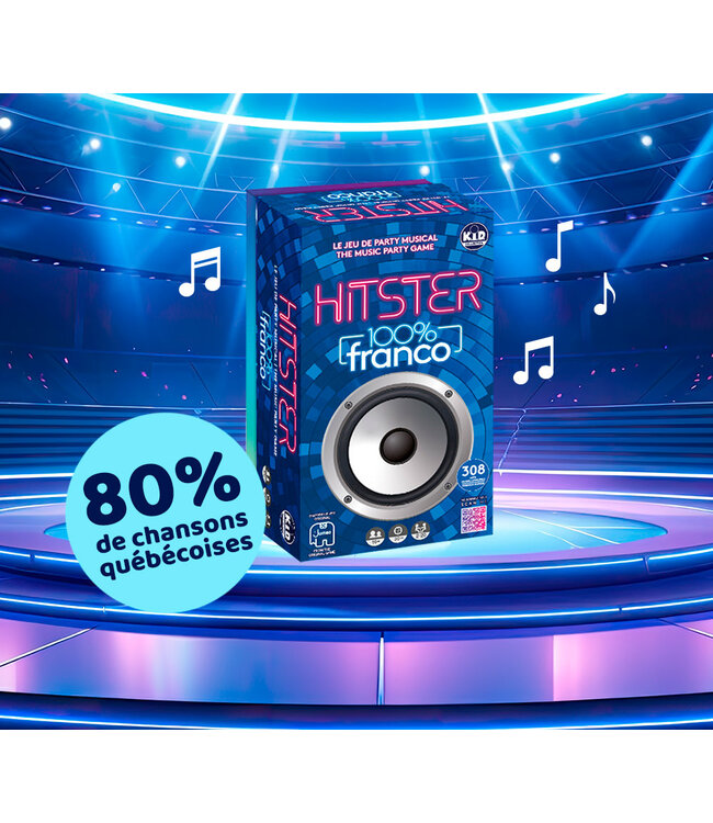 HITSTER 100% FRANCO – JEU DE PARTY MUSICAL (FR)