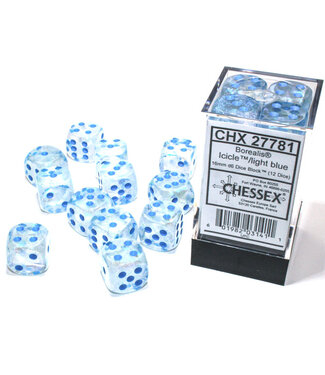 BOREALIS: 12D6 ICICLE - LIGHT BLUE LUMINARY