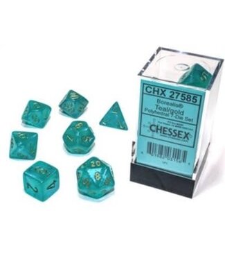 Borealis: 7Pc Teal/Gold Luminary