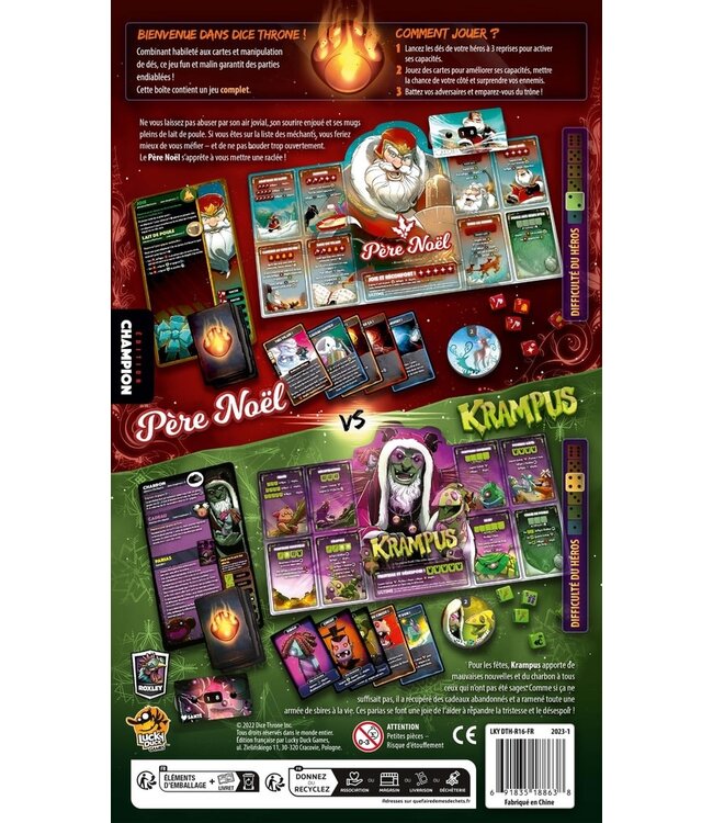 DICE THRONE : PÈRE-NOËL VS. KRAMPUS (FR)