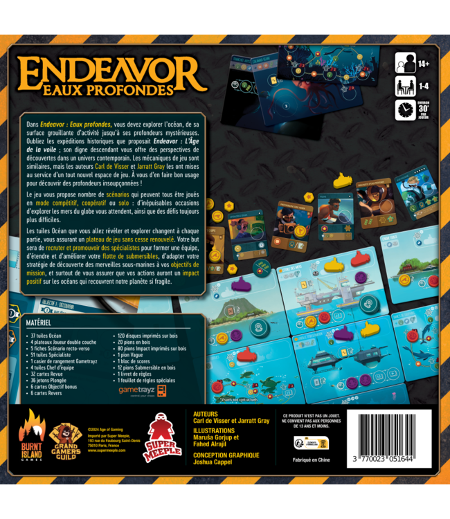 ENDEAVOR : EAUX PROFONDES (FR)