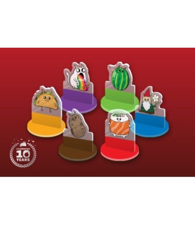 EXPLODING KITTENS: THE BOARD GAME ACRYLIC MEEPLES