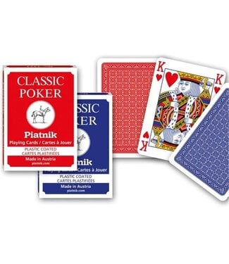 PLAYING CARDS - CLASSIC POKER SINGLE DECK - PIATNIK (ML)