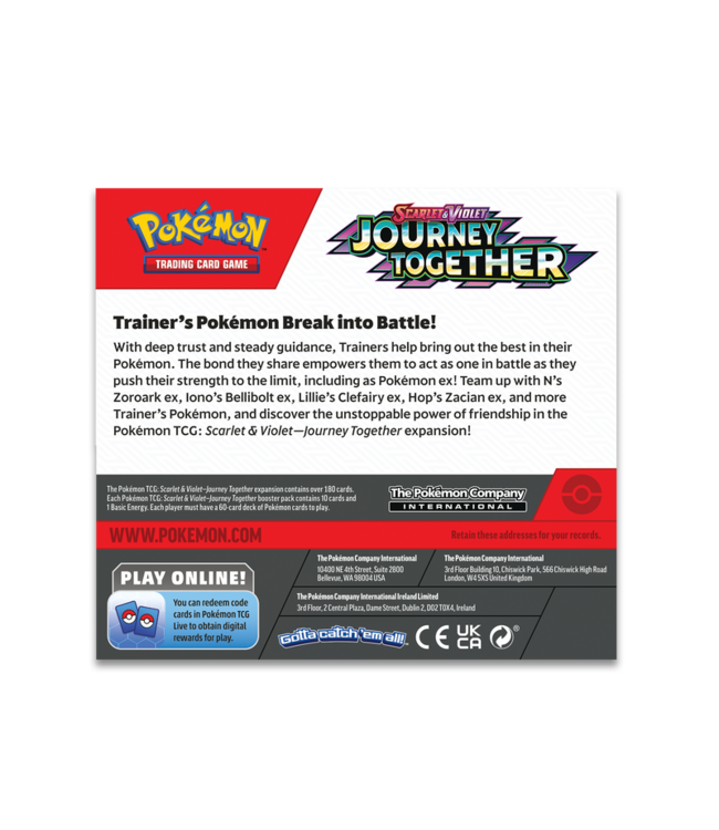 POKEMON SV9 JOURNEY TOGETHER BOOSTER